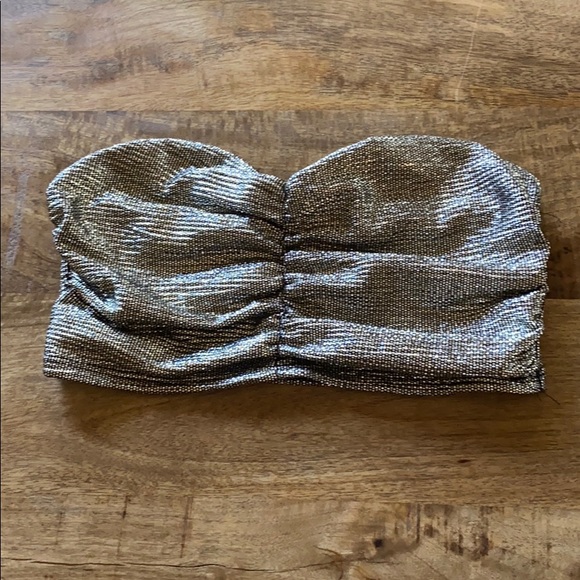 ✨GOLD SPARKLY - Solemio Small Tube Top - Picture 3 of 4